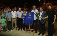 Presidente da Câmara, Dr. Luis Pereira e vereadores participam da inauguração da Praça Irio Golphi Andreazi 02