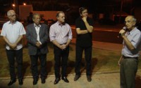 Presidente da Câmara, Dr. Luis Pereira e vereadores participam da inauguração da Praça Irio Golphi Andreazi 04