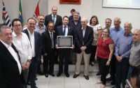 Dr. Luis Pereira participa da Entrega do Título de Cidadão Pirangiense a Marco Vinholi 4