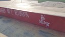 24 HORAS APÓS RECEBER REPAROS E NOVA PINTURA, PISTA DE SKATE DE CATANDUVA FOI PICHADA
