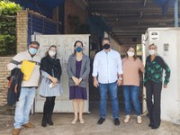 Alan Marçal visita EMEF Santos Aguiar e vê necessidade de intervenções