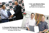 Através de Moções de Aplausos, Enfermeiro Ari homenageia Policiais