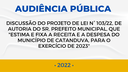 AUDIÊNCIA PÚBLICA