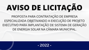 AVISO DE LICITAÇÃO - DISPENSA