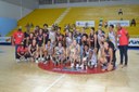 CÃES EM QUADRA FOI ATRAÇÃO NO JOGO DO BAX CATANDUVA CONTRA O SESI ARARAQUARA