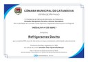 Câmara entrega Medalha 14 de Abril à empresa Refrigerantes Devito