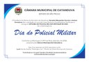 Câmara Municipal realiza entrega do Diploma Policial Militar Destaque nesta sexta-feira (15)
