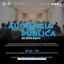Câmara Municipal realizará Audiência Pública de Educação  