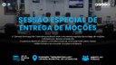 Câmara Municipal realizará sessão para entrega de moções de aplausos nesta quinta (26)