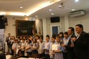 Câmara Municipal recebe alunos do 5° Ano da Escola Adventista