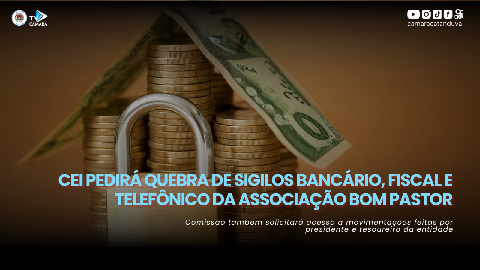 CEI pedirá quebra de sigilos bancário, fiscal e telefônico da Associação Bom Pastor