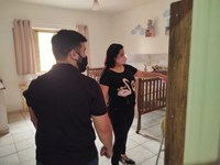Cesar Patrick visita Casa de Apoio à Criança