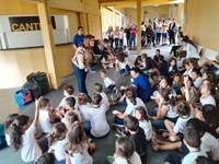 CETEC realiza gincana com alunos e faz doação ao Projeto Tampinhas que Salvam