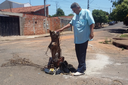  Cido Verdureiro pede à Prefeitura que tape buraco na rua Pindamonhangaba