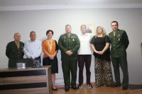 Dr. Luis Pereira e demais vereadores participaram da solenidade de extinção das atividades da 7ª Delegacia da Junta de Serviço Militar