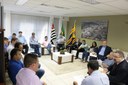 Dr. Luis Pereira e demais vereadores recebem visita do Promotor, Dr. André Luiz Nogueira da Cunha 