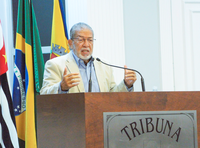 DR. LUÍS PEREIRA INDICA SERVIÇO DE PODA DE ÁRVORES LOCALIZADAS NA PRAÇA ROOSEVELT