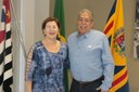 Dr. Luis Pereira recebe Diretora da ETEC Elias Nechar 