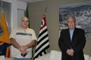 Dr. Luis Pereira recebe visita de Edson Giacomo 