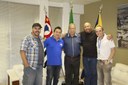 Dr. Luis Pereira recebe visita de integrantes da SATED/SP
