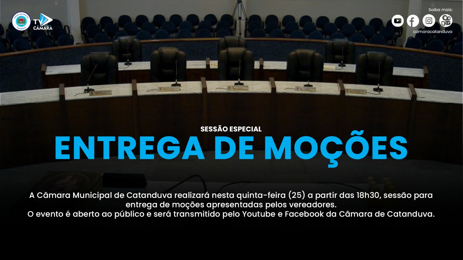 Entrega de Moções