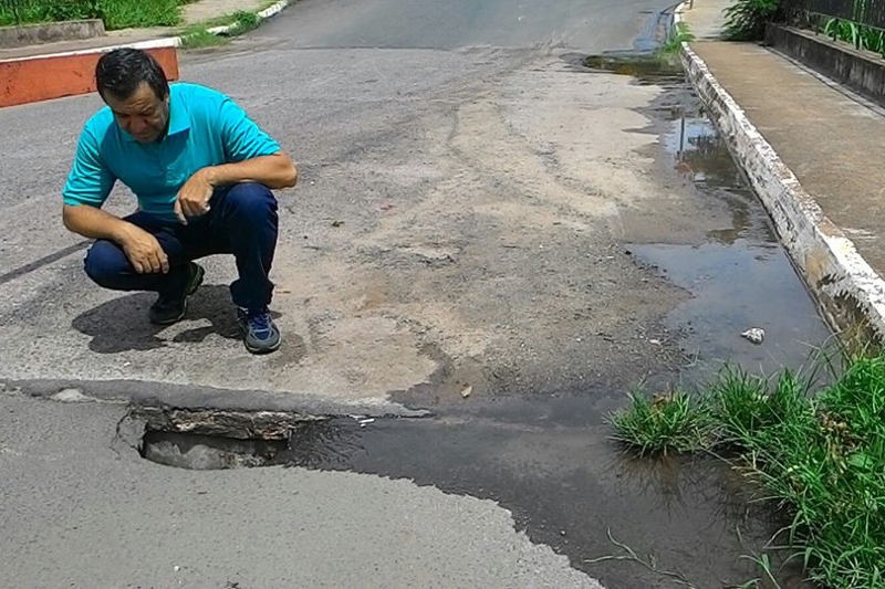 Erosão em ponte preocupa Wilson Paraná 
