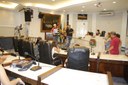 Estudantes visitam a Câmara de Vereadores