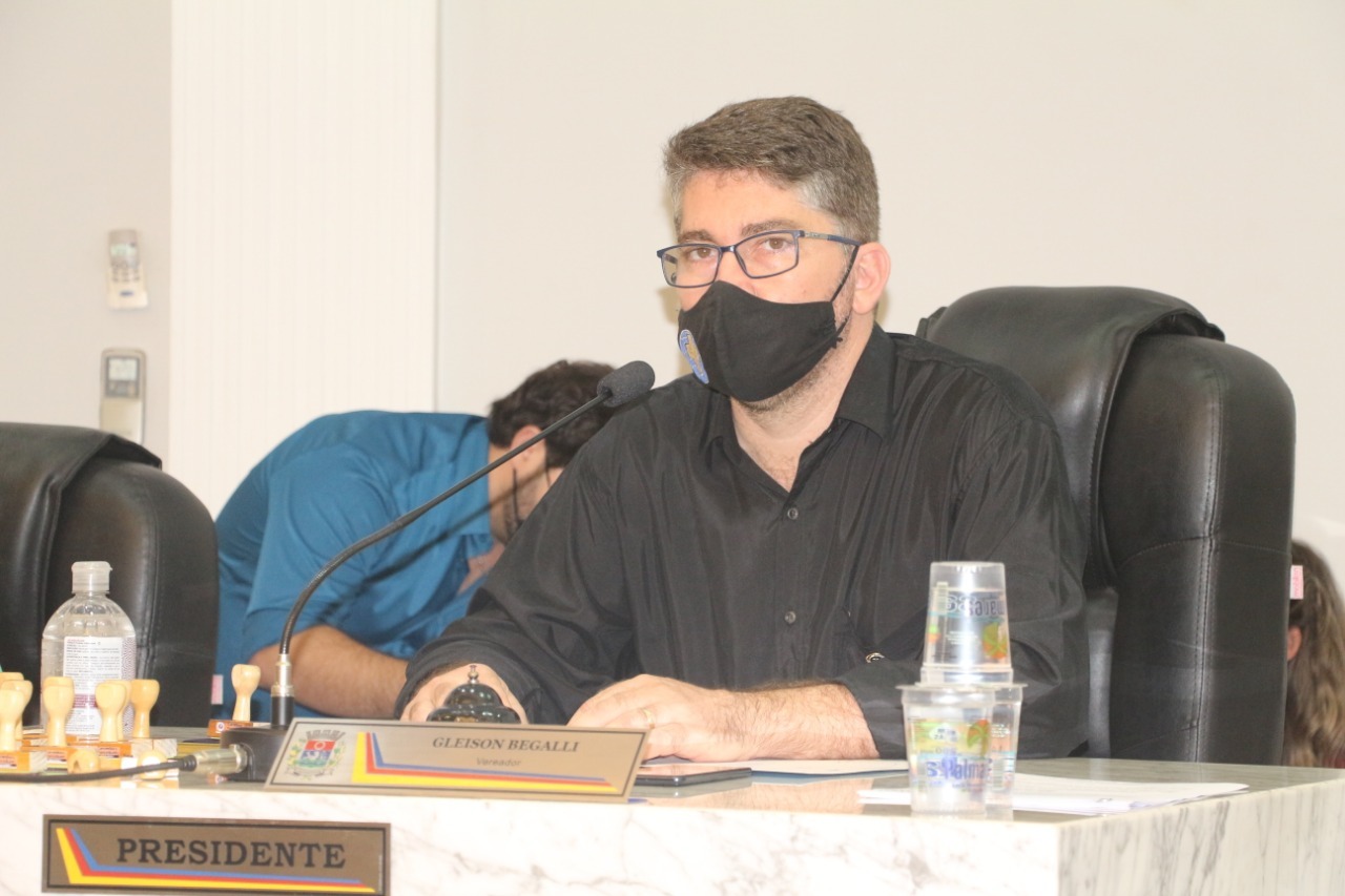 Gleison Begalli requer redutor de velocidade para segurança de moradores
