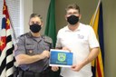 GLEISON BEGALLI TRATA AÇÕES RELEVANTES JUNTO AO MAJOR DA POLICIA MILITAR