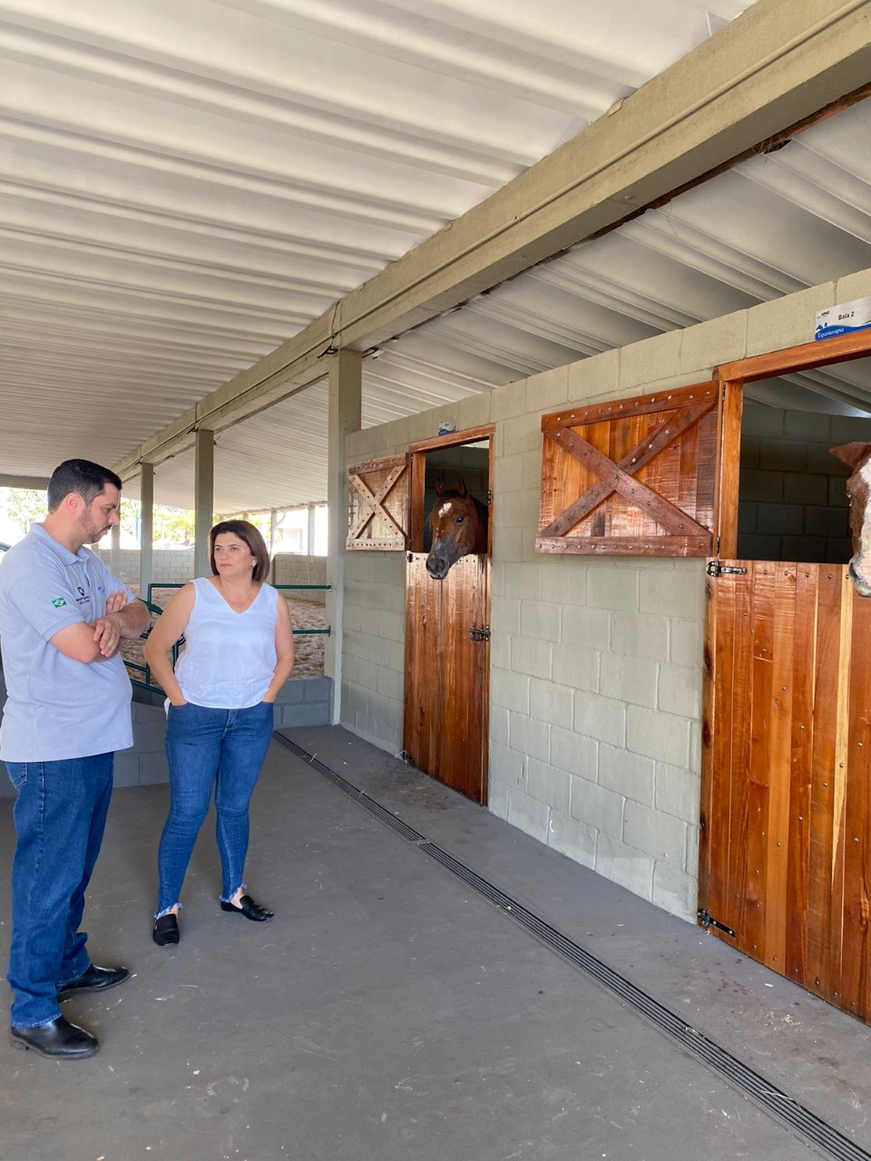 Ivânia Soldati esteve em Olímpia, onde conheceu a Equoterapia da Apae e o Centro de Acolhimento Animal