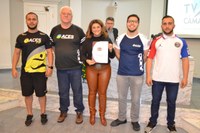 IVÂNIA SOLDATI FAZ HOMENAGEM PARA ATLETAS DO JUDÔ DESTAQUES NOS JOGOS ABERTOS DA JUVENTUDE