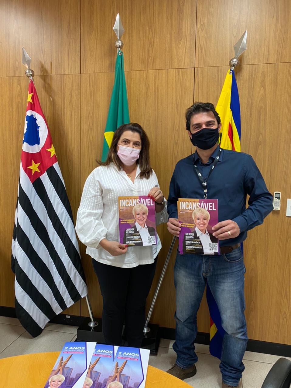 Ivânia Soldati recebe o assessor da Deputada Estadual Dra. Damaris Moura
