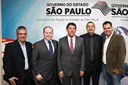 Julinho acompanha presidente da Fundação Padre Albino em reunião na Secretaria Estadual de Saúde 