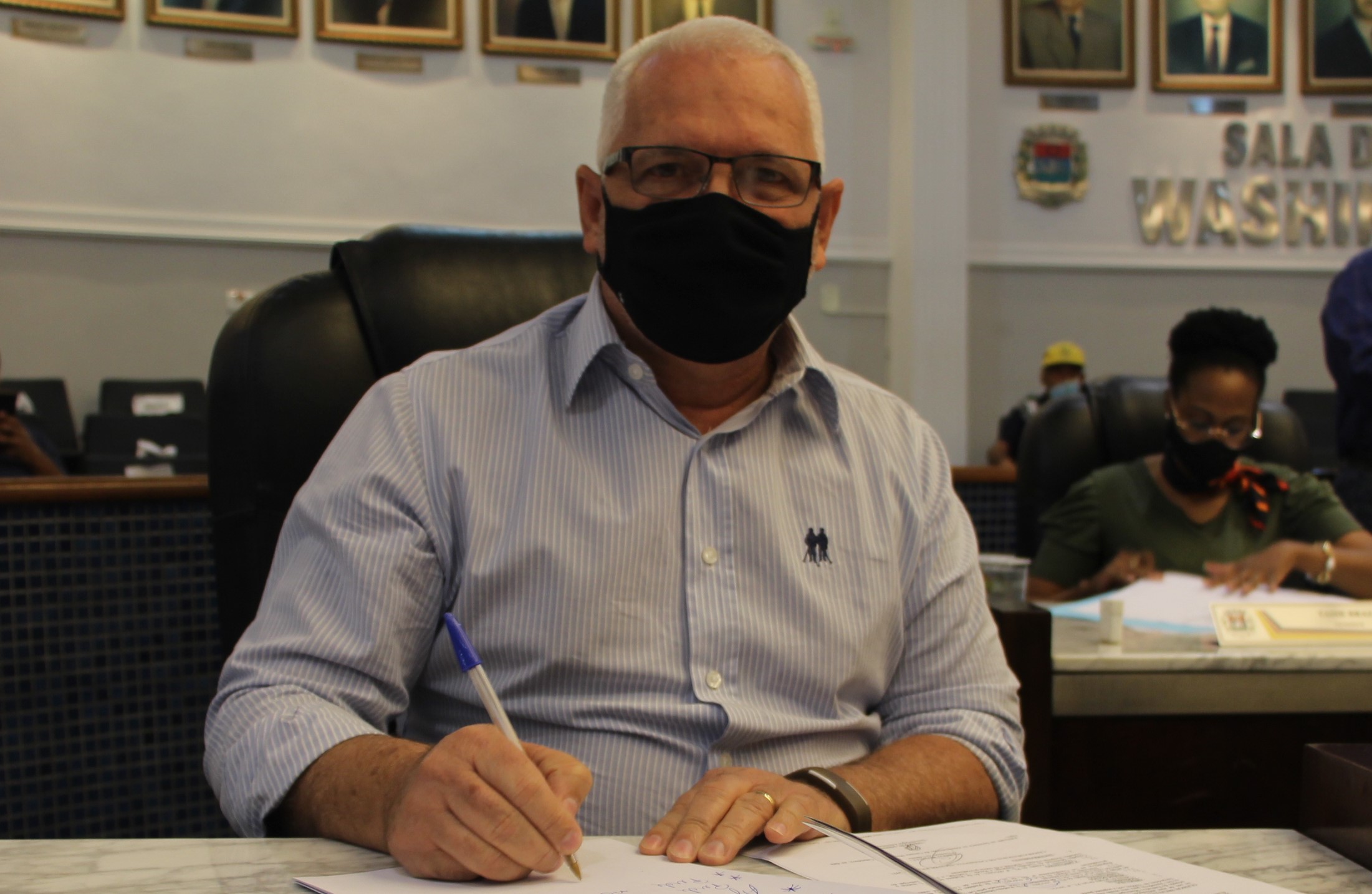 Marquinhos Ferreira homenageia Pedro Frias Bazan com nome de praça