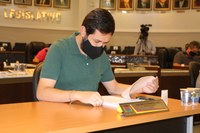 Mauricio Ferreira busca solução para erosão perto de ponte do AME