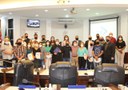 MAURÍCIO FERREIRA CONGRATULA MEMBROS DA PARÓQUIA MATRIZ DE SÃO DOMINGOS 