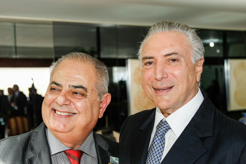 Michel Temer recebe José Alfredo pela segunda vez em 20 dias 