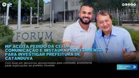 MP aceita pedido da CEI da Comunicação e instaura procedimento para investigar Prefeitura de Catanduva