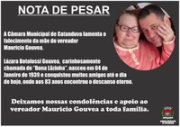 NOTA DE PESAR