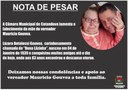 NOTA DE PESAR