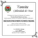 Posse da 17a legislatura será transmitida ao vivo on line