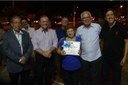 Presidente da Câmara, Dr. Luis Pereira e vereadores participam da inauguração da Praça Irio Golphi Andreazi