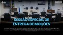 Sessão especial para entrega de moções será nesta quinta-feira (31)
