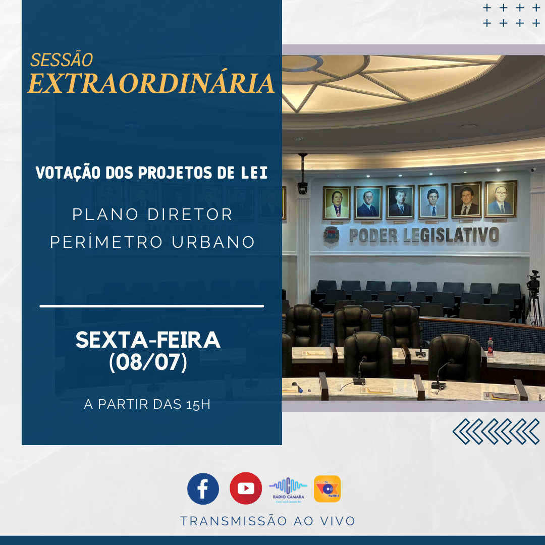 SESSÃO EXTRAORDINÁRIA ACONTECE NORMALMENTE APÓS DECISÃO DE JUIZA