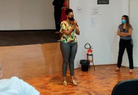 Taise Braz participa do Fórum Municipal de eleições para representantes da sociedade civil no Comas