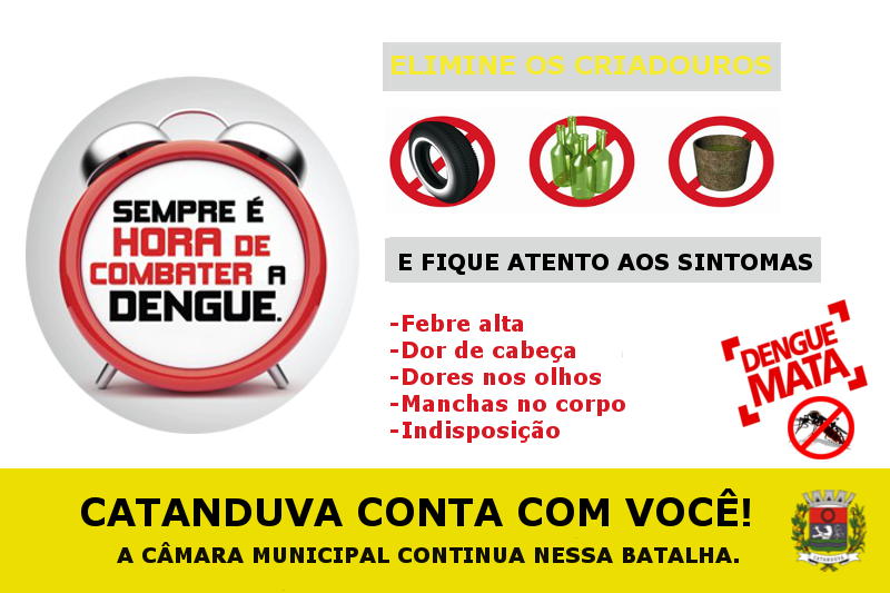 Todos contra a dengue; faça sua parte