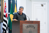VEREADOR ALAN AUTOMÓVEIS OCUPA A TRIBUNA PARA FALAR DA 33ª EDIÇÃO DA FEIRA DO COMÉRCIO DE CATANDUVA