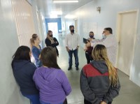 Vereador Alan Automóveis visita Escola Municipal de Ensino Fundamental no Jardim Alpino