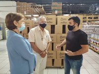 Vereador Cesar Patrick trouxe 760 cestas básicas para Catanduva através de deputado Altair Moraes