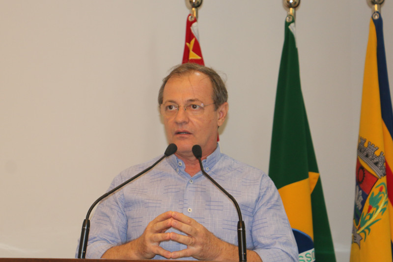 Vereador Onofre Baraldi solicita sinalização de solo na rua Sete de Setembro